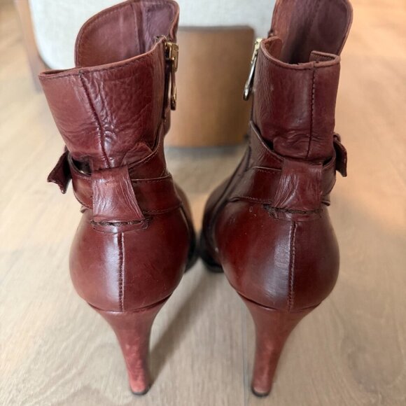 Pedro Miralles Leather Ankle Boots - Size 6 - Picture 3 of 6